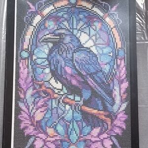 Colorful Raven Art Print
